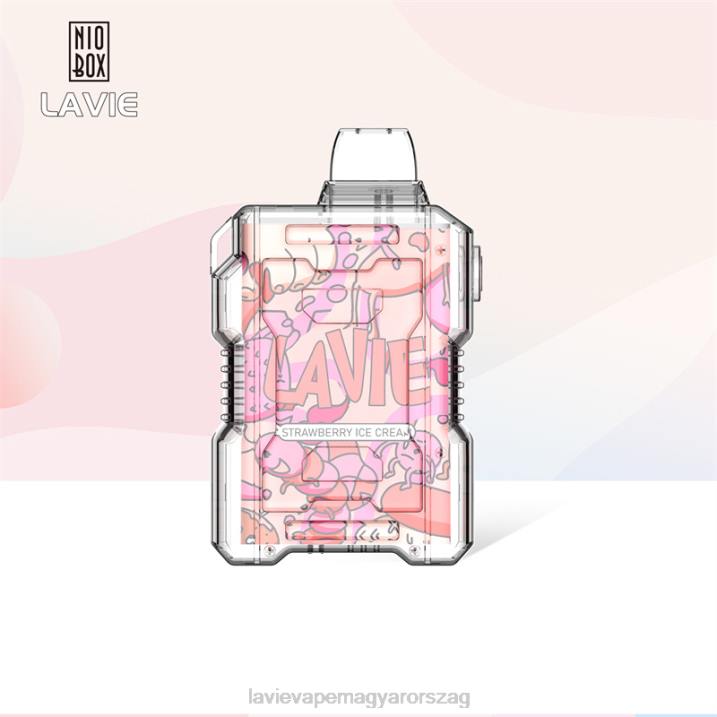 BJV0196 Lavie Vape Ízek | eper fagylalt LAVIE NIO BOX 9000 fújás