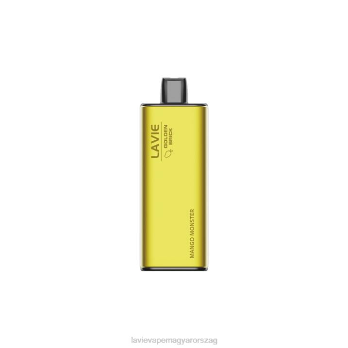 BJV061 Lavie Vape Review | mangó szörnyeteg LAVIE GOLDEN BRICK 10000 fújás